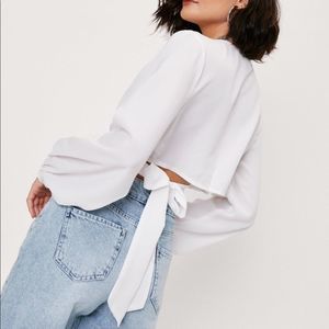 NWOT O-ring crop top